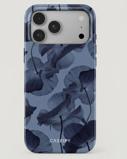 Blue Floral Camo iPhone 18 Pro Max Case