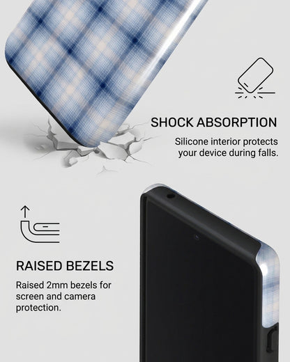 Blue Plaid Pixel 6 Pro Case