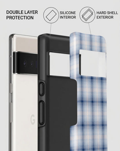 Blue Plaid Pixel 6 Pro Case