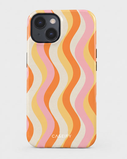 Retro Wavy Stripes iPhone 13 mini Case
