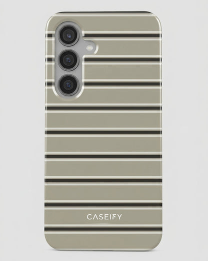 Samsung Galaxy S24 FE Beige Striped Case