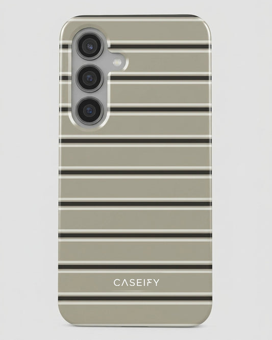 Samsung Galaxy S24 FE Beige Striped Case