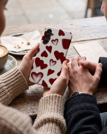 Red Heart Print Samsung Galaxy A25 Case
