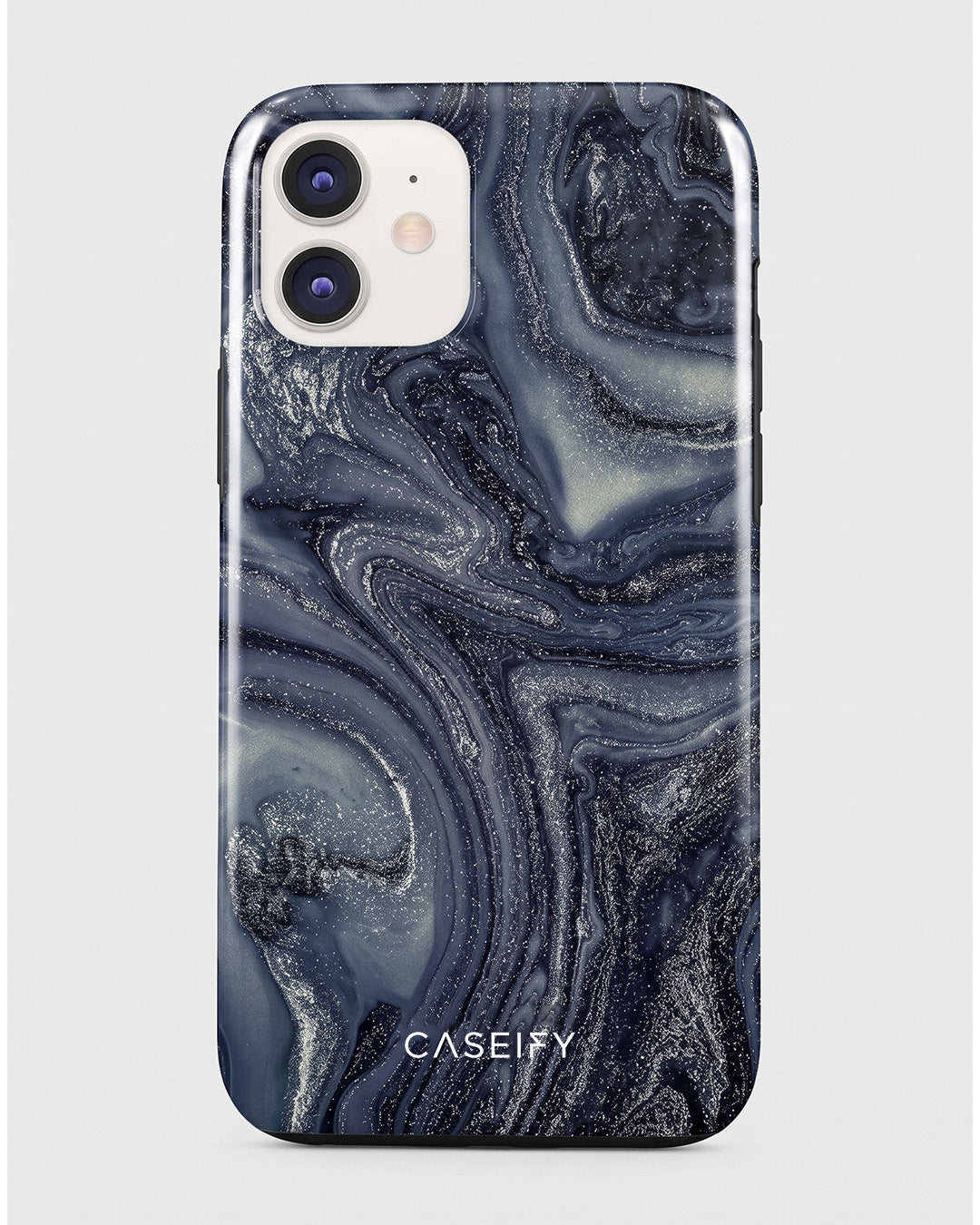 Navy Glitter Marble iPhone 11 Case