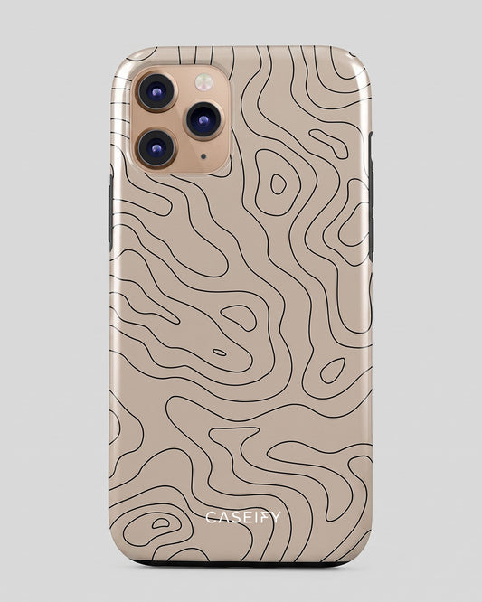 Topographic Line iPhone 11 Pro Case