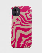 Pink Swirl iPhone 12 Case