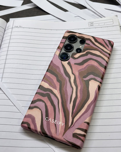 Pink Animal Print Case for Samsung Galaxy S25 Ultra