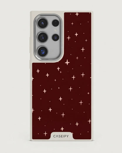Galaxy S24 Maroon Star Case