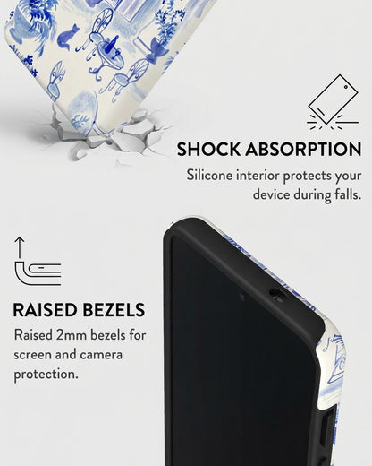 Galaxy S25 Blue Toile Case