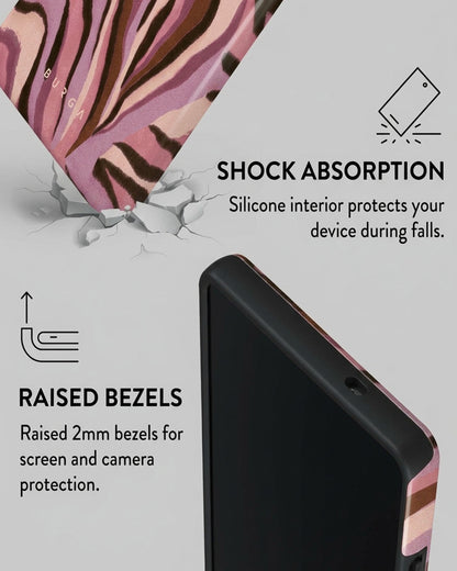 Pink Animal Print Case for Samsung Galaxy S25 Ultra