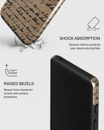 Vintage Script Pixel 6 Pro Case