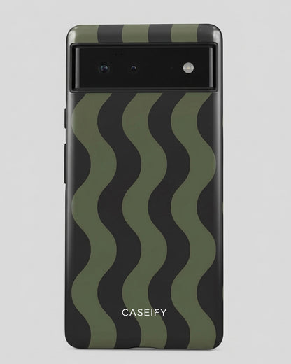 Green Wavy Pixel 6a Case