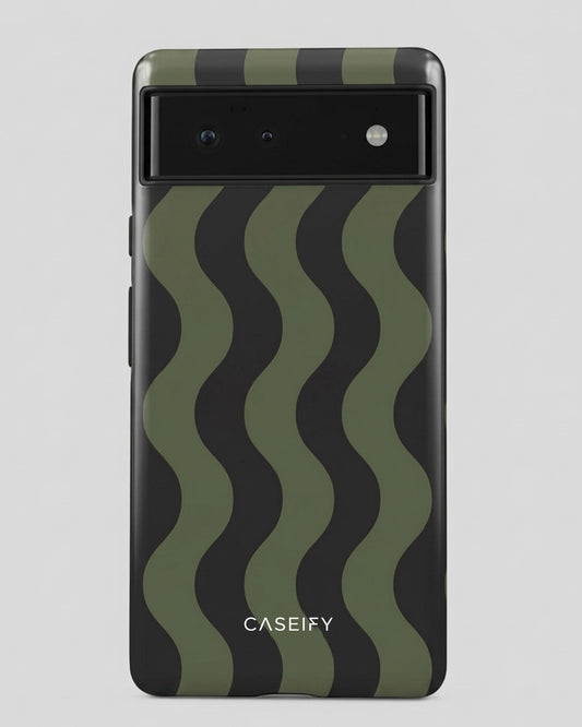 Green Wavy Pixel 6a Case