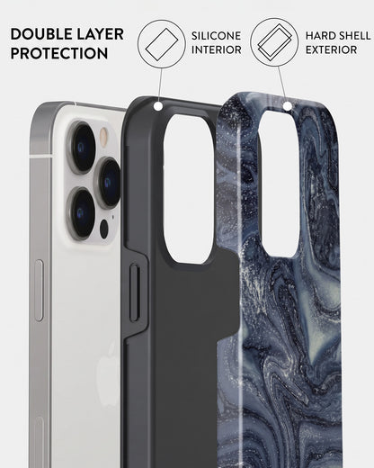 Slate Glitter Marble iPhone 13 Pro Max Case