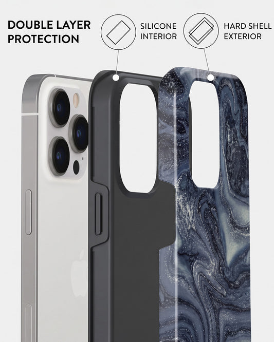 Slate Glitter Marble iPhone 13 Pro Max Case