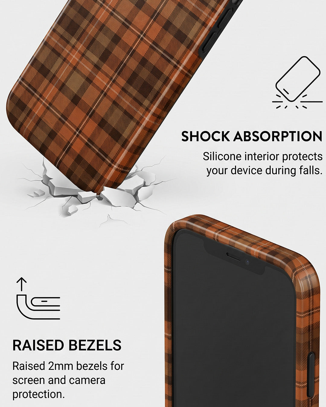 Autumn Plaid iPhone 18 Pro Case