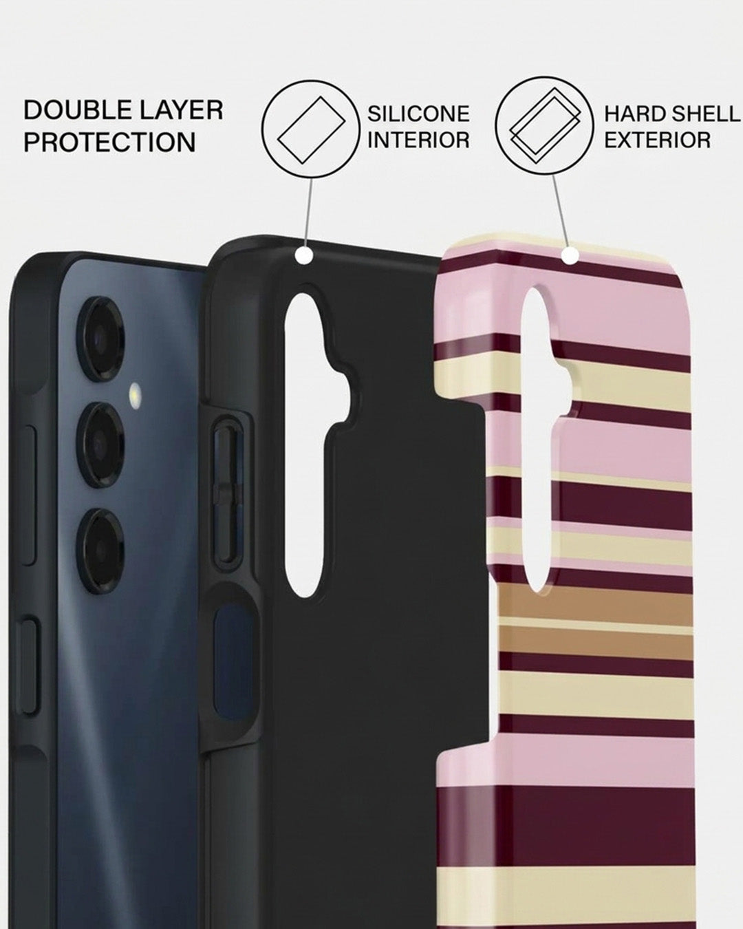 Multicolor Horizontal Stripe Samsung Galaxy A16 Case