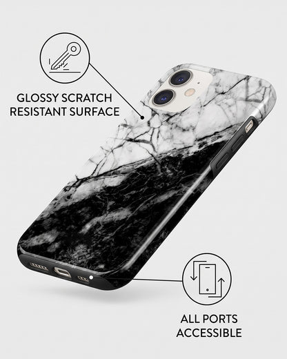 Black & White Marble iPhone 11 Case