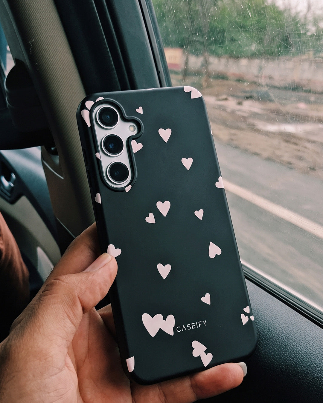 Galaxy S24 Plus Black Heart Case