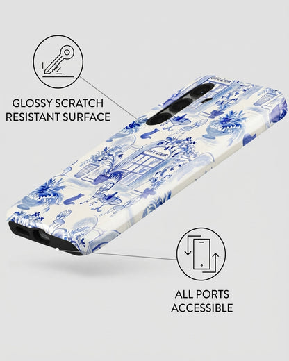 Galaxy S25 Blue Toile Case