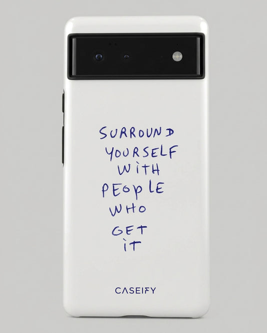 White Quote Pixel 6 Pro Case