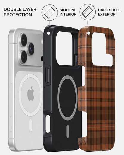 Autumn Plaid iPhone 18 Pro Case
