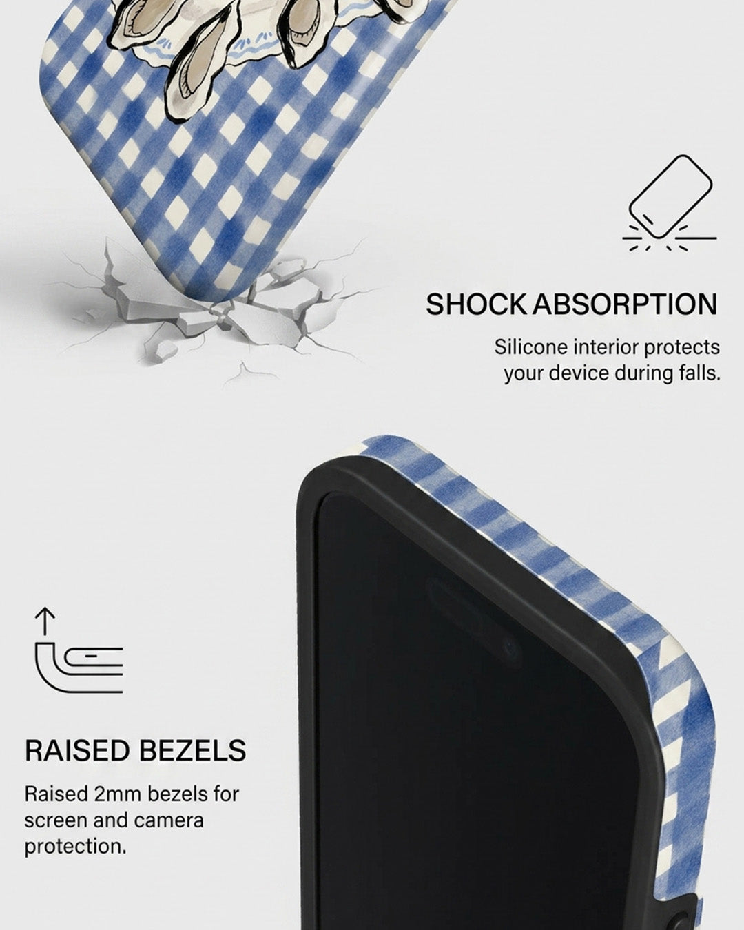 Oysters & Lemon iPhone 16 Plus Case