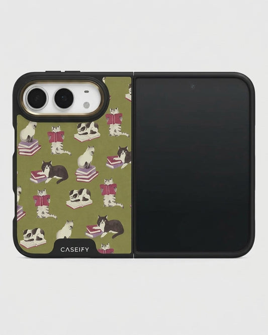 Olive Dog Print iPhone Duo Case