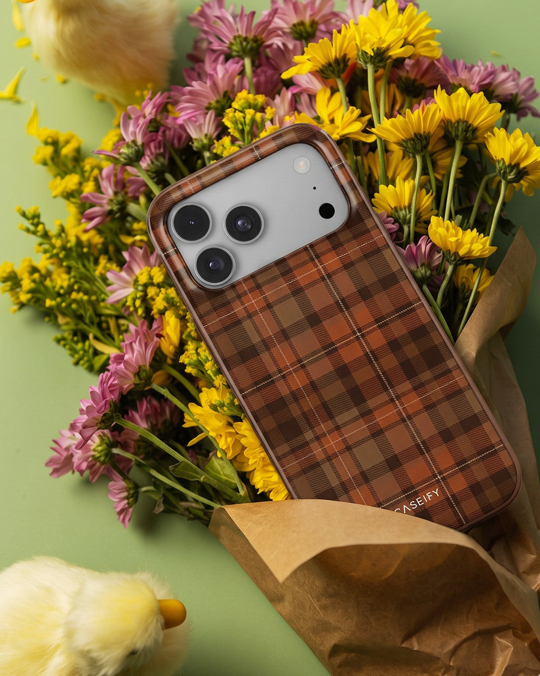 Autumn Plaid iPhone 18 Pro Case