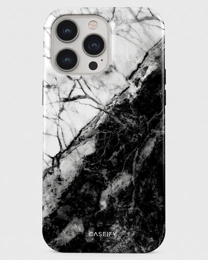 Black & White Marble iPhone 13 Pro Case