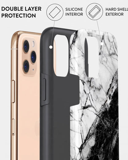 Black & White Marble iPhone 11 Pro Case